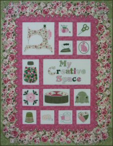 Rose Cottage Sewing Room Quilt Pattern