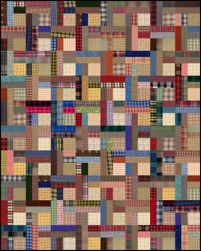 Easy Plaids Scrap Quilt Pattern