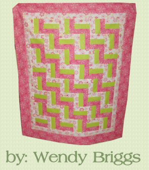 Baby Rail Fence Quilt