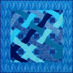 Ocean Waves Free Paper Pieced Quilt Pattern