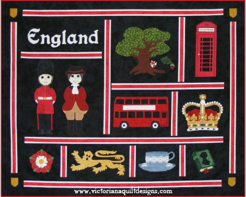 Postcards from...England Quilt Pattern