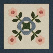 Victoriana Album Four Corner Flowers