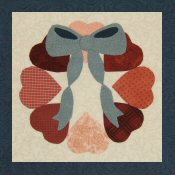 Victoriana Album Heart Wreath