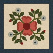 Victoriana Album Four Petal Flower