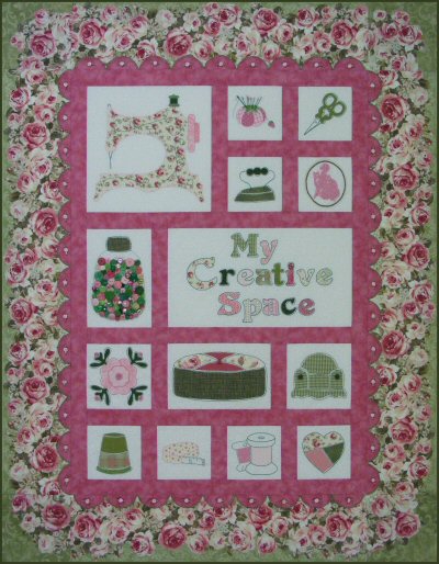 Rose Cottage Sewing Room Quilt