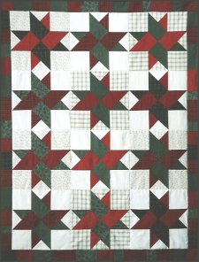 Tumbler Star Scrappy Version Quilt Pattern