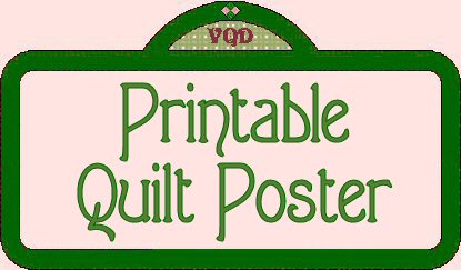 Free Printable Quilt Subway Art Poster