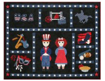 USA Quilt Printable Note Card