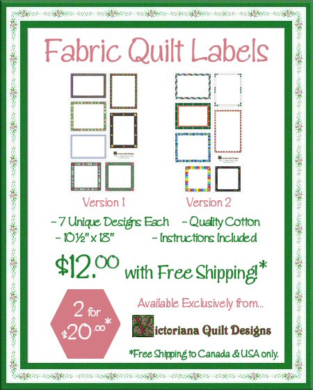 Fabric Quilt Labels