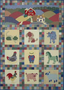 Old MacPlaid's Farmyard Quilt Pattern
