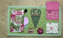Victoriana Sewing Kit - open