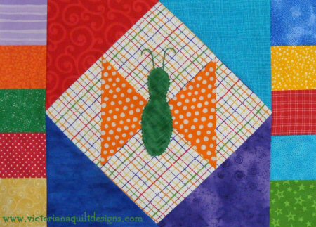 A Touch of Fun! February Butterfly Block