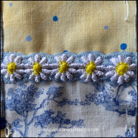 Let's Play February  Close Up of Daisy Trim