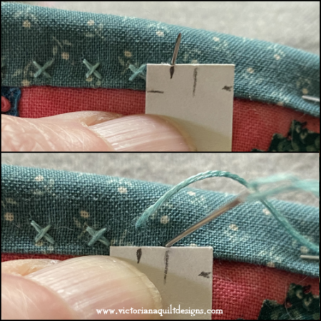 Let's Play May Close Up of Stitching Tip