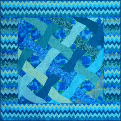 Ocean Waves Version 1 Storm at Sea Quilt Pattern