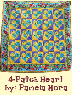 4-Patch Heart Quilt