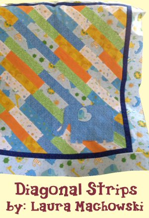 Diagonal Strips Quilt