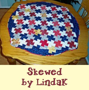 Skewed Table Topper