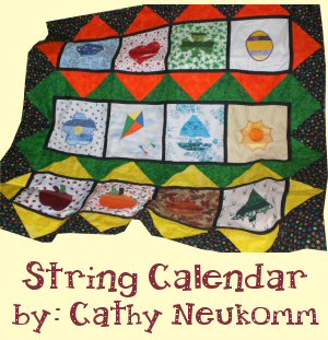 String Calendar Quilt