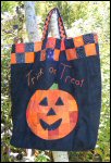 Halloween Patchwork Trick or Treat Bag