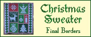 Christmas Sweater Final Borders Tutorial