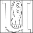 Letter U