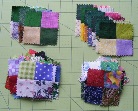 Postage Stamp 4-Patch Units