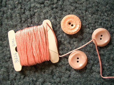 Embroidery Floss & Buttons