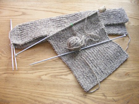 Handwork Easy Peasy Eco-friendly Knitted  Tube Socks Tutorial