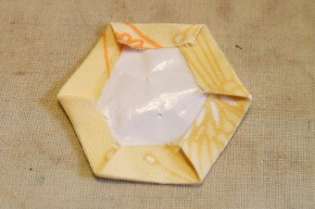 Making Hexagon with Freezer Paper