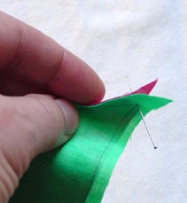 Hand Piecing - Pinning