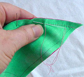 Hand Piecing - Back Stitch