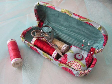 inside Finished Sewing Kit Case