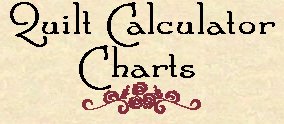 Free Quilt Calculator Charts