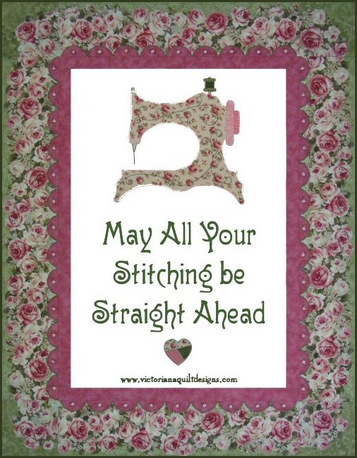 May All Your Stitching be Straight Ahead