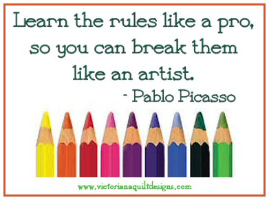 Learn the rules like a pro, so you can break them like an artist. - Pablo Picasso