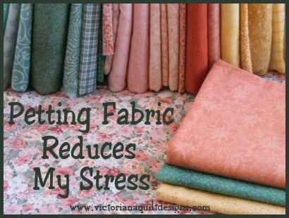Petting Fabric Reduces My Stress