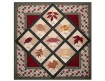 Autumn Jewels Printable Quilt Note Card