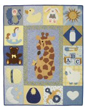Baby Sampler Printable Quilt Note Card