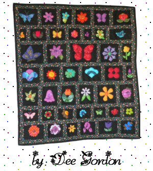 Butterfly Garden Quilt as  You Go Quilt