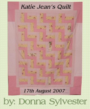 Baby Rail Fence Quilt