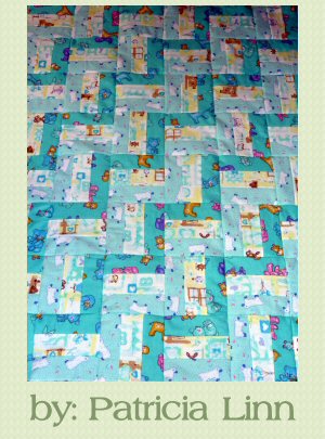 Baby Rail Fence Quilt