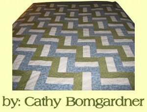 Rail Fence Quilt with Keepsake Signatures