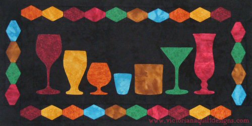Happy Hour Table Runner Quilt Pattern