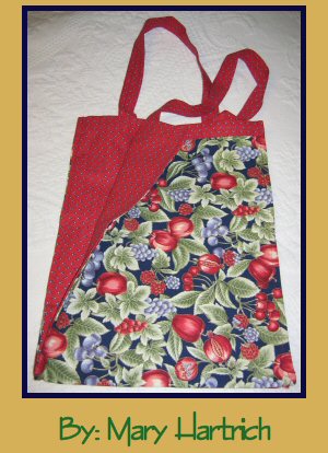 Reusable Grocery Bag with Side Pocket