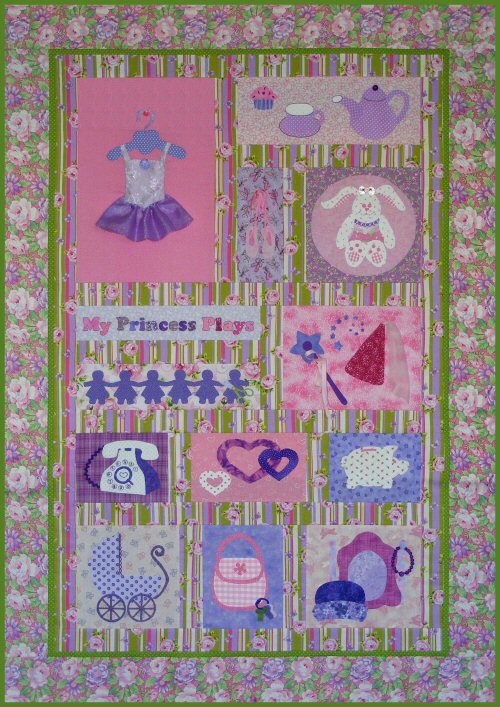 My Princess Plays Quilt Pattern