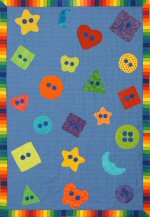 Baby Buttons Baby Quilt Pattern