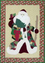 Crazy Quilt Father Christmas