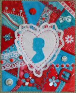 Frame It! ~ Grandma Crazy Quilt Keepsake