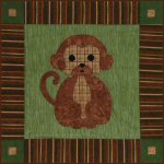 Stuffies Emmett the Monkey Baby Quilt Pattern